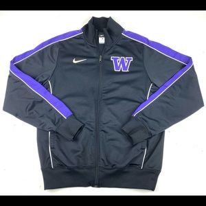 Nike UW Huskies Washington track jacket full zip Sz Large
